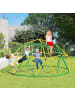 COSTWAY Kletterkuppel mit Schaukel Ø 305cm in Grün