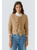 Oui Strickjacke in beigemel