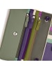 MYWALIT Travel Clutch Geldbörse Leder 19 cm  orchid