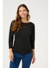 Kaffe Langarm-Bluse KAaia Regular fit in Black Deep