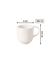 Villeroy & Boch Becher mit Henkel NewMoon 390 ml weiß in weiß