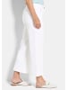 GOLDNER Culotte Weite 7/8-Jeans VERA mit Formbund in weiß