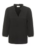Kaffe Langarm-Bluse KAkatrine in Black Deep
