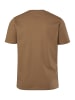 Men Plus Kurzarm T-Shirt in braun