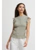 b. young BYFELICE VNECK TOP - LIGHT WOVEN Regular fit in Tea