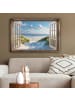 OnlyWow Leinwand Bilder Hellblau