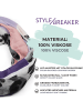 styleBREAKER Loop Schal in Violett-Flieder-Altrose