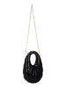 faina Women Handbag in Black