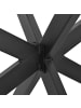 en.casa Tischgestell Oberau in Schwarz (L)120cm (B)68cm (H)71cm