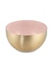 relaxdays 2 x Salatschüssel in Rosa/ Gold - Ø 15 cm