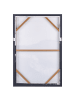 Beliani Canvas STATTE in Weiß/Schwarz/Gold - (W) 63 x (H) 93 x (L) 5 cm Vertikal