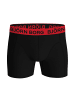 Björn Borg Boxershort 7er Pack in Schwarz/Rot/Grün