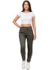 Cipo & Baxx Damen Regular Fit Hose Mid Waist in Khaki