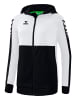 erima Six Wings Trainingsjacke mit Kapuze in schwarz/weiss