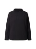 Ulla Popken Sweatshirt in schwarz