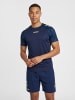 Hummel T-Shirt Hmlblaze Herren in MARINE/SHADOW LIME