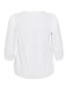KAFFE curve Langarm-Bluse KCrory in Chalk