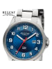 Regent Analog-Armbanduhr Regent Metallarmband silber mittel (ca. 31mm)
