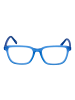 Skechers Unisex Optische Fassungen Rechtwinklig Blau