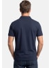 Ragman Poloshirt Basic in Weiß / dunkelblau