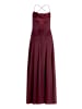 Vera Mont Abendkleid mit Wasserfallausschnitt in Deep Dahlia
