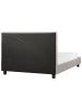 Beliani Doppelbett LA ROCHELLE in Grau - (W) 147 x (H) 109 x (L) 218 cm
