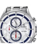 Festina Chronograph-Armbanduhr Festina Timeless Chronograph silber groß (ca. 44mm)