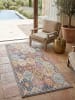 KADIMA DESIGN Outdoor-Teppich Patchwork pflegeleicht Balkon Terrasse Outdoor in Mehrfarbig