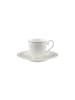 Villeroy & Boch Espressotasse mit Untertasse Gray Pearl in 70 ml in weiß