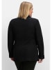 sheego Blazer in schwarz