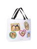 Mr. & Mrs. Panda Shopper Tasche Igel Familie ohne Spruch in Weiß
