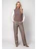 monari Strickpullunder mit Stehkragen im Regular Fit in Taupe