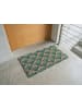 Beliani Fußmatte TATALIK in Grün/Beige - (W) 50 x (L) 80 cm