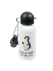 Mr. & Mrs. Panda Kindertrinkflasche Pinguin Marienkäfer mit Spruch in Weiß
