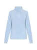 myMo Damen Fleecepullover in Hellblau