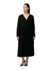 Ulla Popken Midikleid in schwarz
