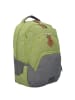 travelite Basic Rucksack 45 cm Laptopfach karo grün