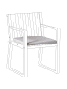 Beliani Auflagen SASSARI PREMIUM in Grau - (W) 46 x (H) 5 x (L) 46 cm