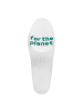 Kempa Socken Logo Classic Kids in weiß/aqua