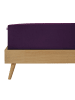 Schiesser Jersey-Elasthan-Spannbettlaken Flexi in Aubergine
