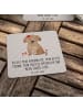 Mr. & Mrs. Panda Untersetzer Hund Dame mit Spruch in Grau Pastell