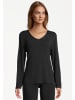 Nina von C. Schlafanzug Oberteil Loungewear Modal in Schwarz