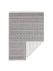 NORTHRUGS In- & Outdoor Wendeteppich Kuba Grau Creme