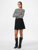Pieces Wickelrock in Black Denim