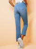 Heine Push-up-Jeans in blue-bleached