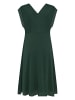 Zero  Chiffonkleid mit Rüschen in Green Forest