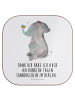 Mr. & Mrs. Panda Tischschoner Elefant Biene mit Spruch in Weiß