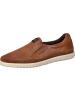 Bugatti Denim Sportliche Slipper in cognac