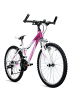 Bergsteiger Mountainbike 24" "Verona" in Pink/Weiß