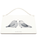 Mr. & Mrs. Panda Deko Schild Turteltauben Liebe ohne Spruch in Transparent